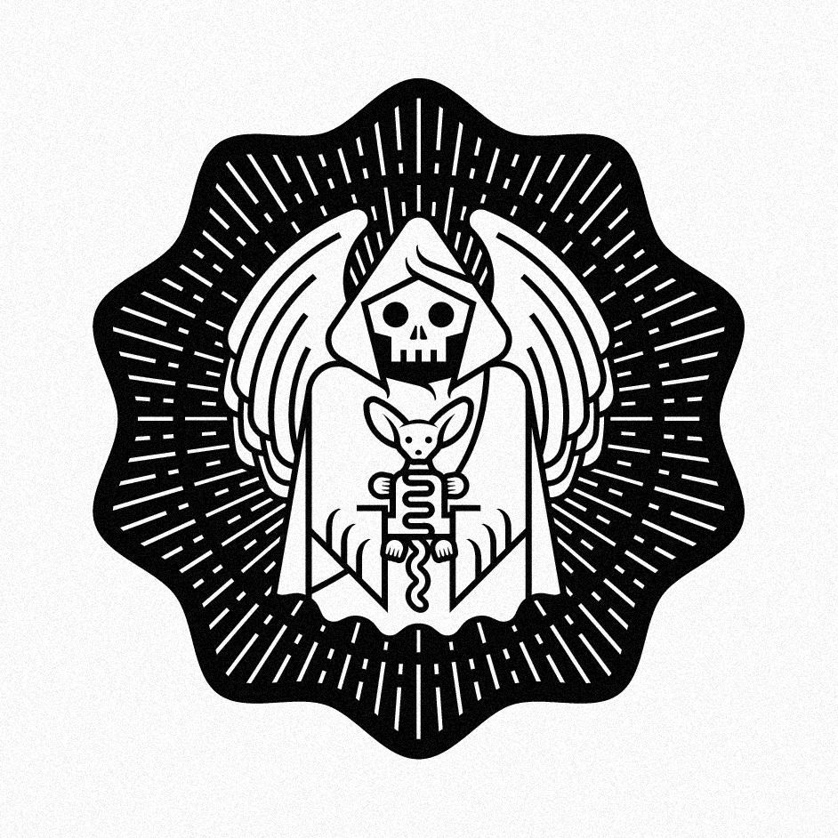 Wicked the Furry, Silkscreen print by Leffe Goldstein.